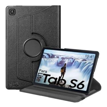 Imagem de CAPA CASE PARA TABLET SAMSUNG GALAXY TAB S6 LITE10.4" Sm-P619 Sm-P610 Sm-P615 ANO 2020/2022- ALAMO (PRETO)