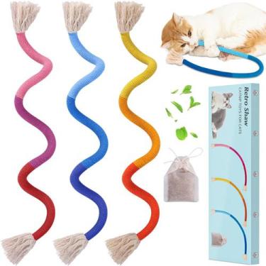 Imagem de Brinquedo para Gato Retro Shaw Chew Rope com Erva-do-Gato