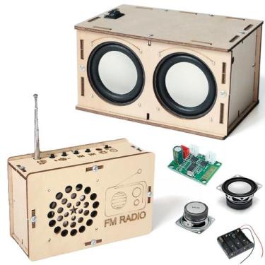 Imagem de Kit de Rádio STEM ANISOKA - Faça Você Mesmo (8 a 13 anos)