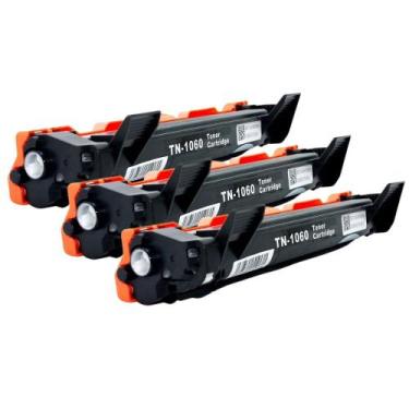 Imagem de Kit 3 Toners Compatíveis TN1060 P/ HL1202 HL1210 HL1212 Novo - Evolut