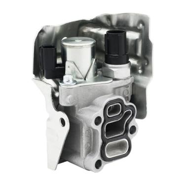 Imagem de Conjunto de válvula solenoide VTEC com junta compatível com Honda Accord 2003-2007 4 Dr Sedan, CR-V, Element, Civic, Acura RSX, substitui # 15810-RAA-A03, 15810-RAA-A01