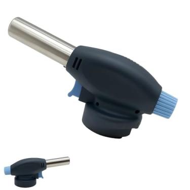 Imagem de Maçarico Culinário Profissional Recarregável – Chama Ajustável, Acendimento Automático, Ideal para Crème Brûlée, Sobremesas, Churrasco e Cozinha Gourmet