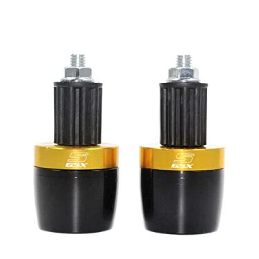 Imagem de Extremidades das manoplas do guidão da motocicleta, tampas das extremidades dos manoplas, acessórios deslizantes de peso para Suzuki GSX-S 125/150/750 1000/F/ABS GSX-S125 GSX-S750 GSX-S1000