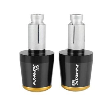 Imagem de Extremidades de manoplas de guidão de motocicleta, tampas de extremidade de manoplas, acessórios deslizantes de peso para NMAX 155 NMAX155 NMAX 125 NMAX125 2015-2017