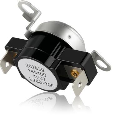 Imagem de Termostato 3204267 de alta qualidade, compatível com secadora de roupas Frigidaire, AP2131477 Termostato de segurança substitui 508516 AH446428 EA446428 PS446428 da Ketofa