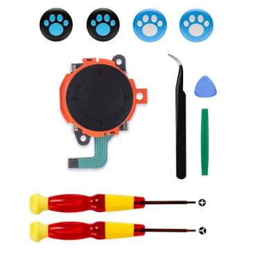 Imagem de de substituição (direita) Joycon compatível com Switch 2 (2025) controlador magnético, analógico polegar stick drift fix ferramentas kit de reparo ferramentas de chave de fenda