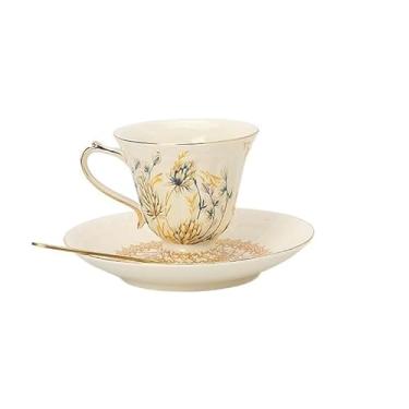 Imagem de Caneca Xícara de Café Latte Caneca Nórdica Bebida Cerveja Café da Manhã Conjunto de Xícaras de Chá Expresso Drinkware Porcelana Tazas Utensílios de Mesa Caneca de Café (Tamanho: Xícara Pires Colher)