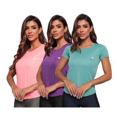 Imagem de Kit 3 Better Together Baby Look Fitness Dry Proteção UV 50 Feminina-Feminino