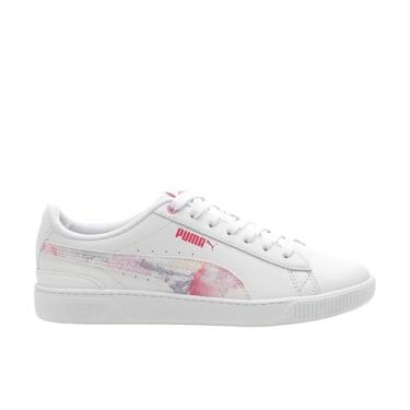 Imagem de PUMA Tênis feminino Vikky V3 Tincture cano baixo clássico, sombra de orquídea branca, criança grande 6