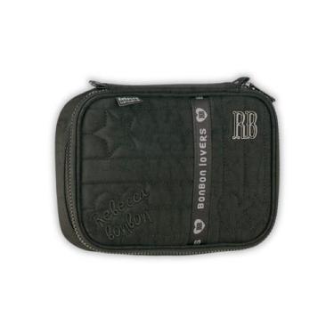 Imagem de Estojo Box Juvenil Escolar Rebecca Bonbon Meninas 100 Pens, Preto