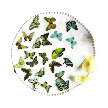 Imagem de Pacote De 40 Adesivos PET Série Borboleta À Prova d'Água Para Artesana