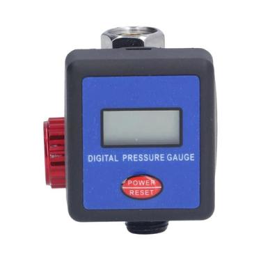 Imagem de Regulador De Pressão De Ar Industrial 20Bar G1/4 Com Medidor Digital L