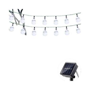 Imagem de Luz Solar De Cordão Para Exterior 5 7 12m LED Com Globos De Cristal Pa