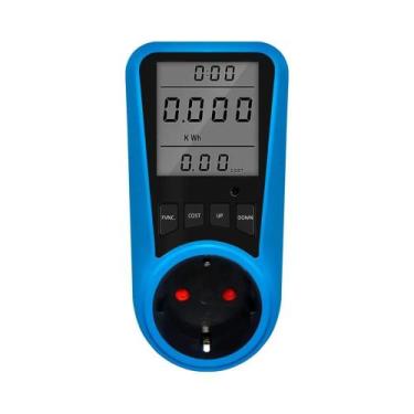 Imagem de Medidor Digital De Consumo De Energia Elétrica 220V 110V AC Com Plugue