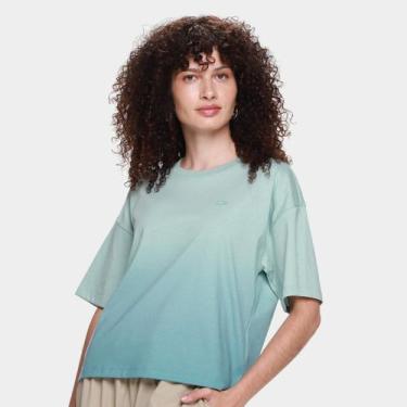 Imagem de Camiseta Lacoste Casual Feminina, Azul, G