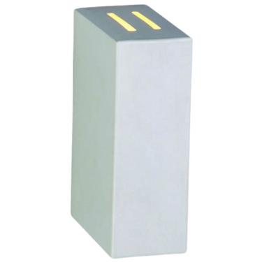 Imagem de Arandela Micro Facho para Cima e Baixo com 1 Lâmpada Halopin 60W sem Base Branco Femarte 760