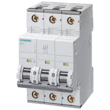Imagem de Disjuntor Tripolar Curva C 5SY4 Proteção Contra Curto-Circuito e Sobrecarga 32A Siemens 5SY4332-7