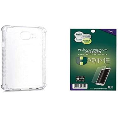 Imagem de Kit Pelicula Curves Pro + Capa transparente TPU para Samsung Galaxy S8 Plus, HPrime, Película Protetora de Tela para Celular, Transparente