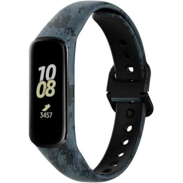 Imagem de Pulseiras Esportivas NSmart compativeis com Galaxy Fit2 SM-R220 (R220, Digital Camuflada)