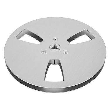 Imagem de Carretel de Cabo de Extensão, Carretel de Fita Vazio de 1/4 7 Polegadas Carretel de Cabo Elétrico Com 3 Furos Orifícios de Carretel Aberto Carretel de Captação de Som para