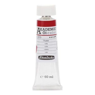 Imagem de Tinta Óleo Importada Schmincke Akademie 60ml 310 Ruby