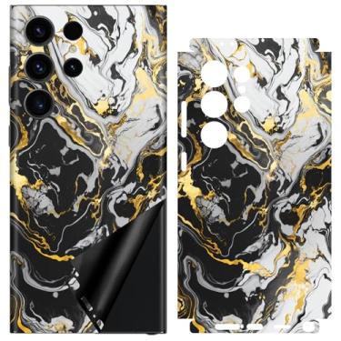 Imagem de SUKIDIOVQ Para Samsung Galaxy S24 Ultra Skin Wrap Adesivo de telefone colorido Graffiti Vinil Decalque Protetor de Vidro Película Protetora para Bordas Laterais Traseira Moldura da Câmera Não Capa de