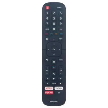 Imagem de Allimity Substituição de controle remoto ERF2F60G de comando de voz para Hisense HD Smart Android LED TV 32A56E