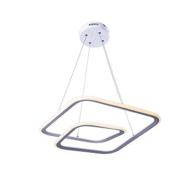 Imagem de Lustre Pendente Moderno Led 41W Sala Quarto Cozinha Bivolt Twisted M1