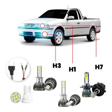 Imagem de Ultra Led Nano 22000lm Volkswagen Saveiro 2000-2005 H1 H7 H3 - LUXLED 