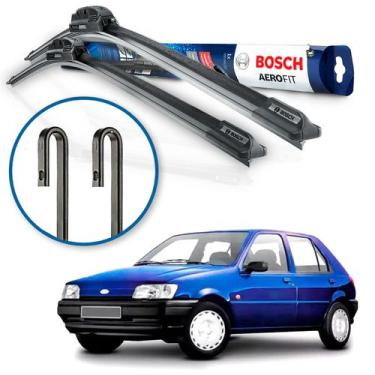 Imagem de Par Palheta Limpador Parabrisa Bosch Fiesta 1991 1992 1993 1994 1995 1