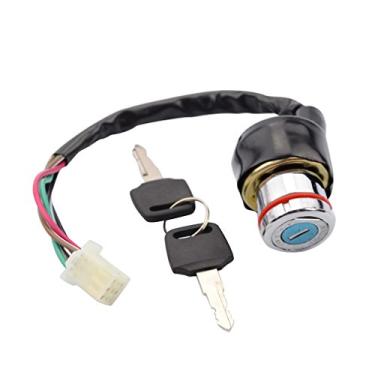 Imagem de GOOFIT Substituição de ignição de chave de ferro com 6 fios para bicicleta Taotao Sunl Go Kart ATV 4 rodas 110cc 125cc 150cc Taotao Sunl Go Kart ATV 4 rodas