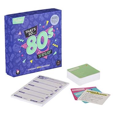 Imagem de Ridley’s That’s So 80’s Trivia Card Game – Quiz Game for Kids and Adults – 2+ Players – Includes 1,000 Unique Questions – Fun Family Game – Makes a Great Gift