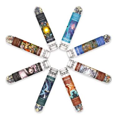 Imagem de Mini quebra-cabeças para adultos, 234 peças, quebra-cabeças pequeno, quebra-cabeças de tubo de ensaio, micro quebra-cabeças difícil, quebra-cabeças pequeno, decoração de casa, entretenimento, 6 x 4