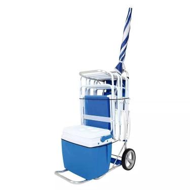Imagem de Carrinho Praia Com Avanco Para Caixa Termica Mor