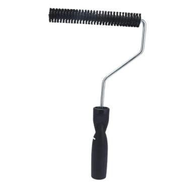 Imagem de Ioensy Rolo de fibra de vidro, ferramenta de remo de bolhas, rolo de laminação de resina de fibra de vidro multiuso para banheira, banheira, reparo de barco, Cabeça 28mmx200mm