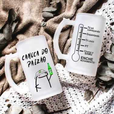 Imagem de Caneca de Chopp PAIZÃO - Quatro Estações, TRANSPARENTE, 475 ML