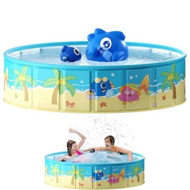 Imagem de Piscina Infantil | Piscina Portátil para Crianças - Brinquedo Portátil Dobrável Menino Menina Jardim Exterior