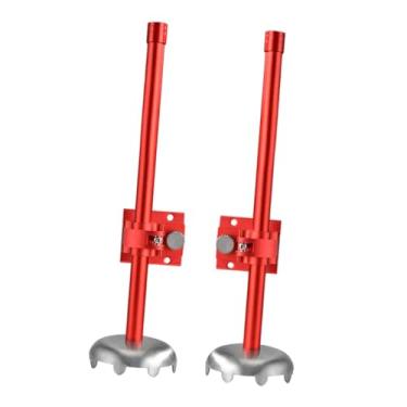 Imagem de kowaku 2 peças caixa de pesca pernas de elevação suporte de tanque de equipamento de peixe altura ajustável resistente pés de caixa de pesca para caminhadas, 22.3 Cm