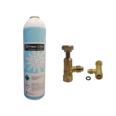 Imagem de Gás R134a Lata Chemours + Válvula Acionadora - Chemours/madasa