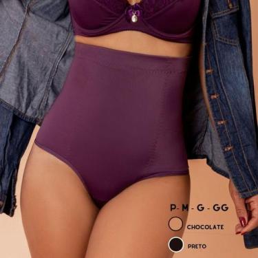 Imagem de Calcinha Modeladora Alta Fio Duplo Pala Compressão Redutora - Fina Pai