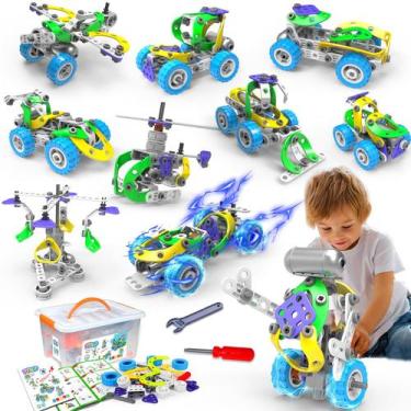 Imagem de Edifício elétrico 10 em 1 STEM Toys Tsomtto 109 peças de 5 a 8 anos
