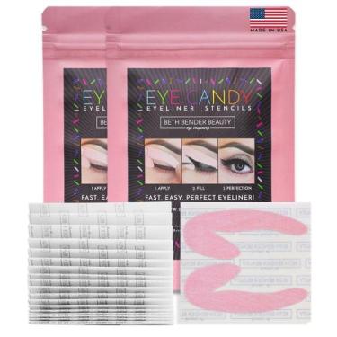 Imagem de Estênceis de delineador Beth Bender Beauty Eye Candy Cat Shape