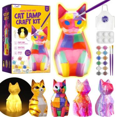 Imagem de Pinte seu próprio kit de lâmpadas para gatos LAOESE com materiais de a