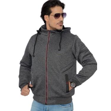 Imagem de Jaqueta Moletom Impermeavel - KRAYANI, Cinza chumbo, G