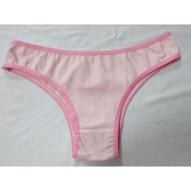 Imagem de Calcinha rosa tanga baixa - Modas intima JK costa 