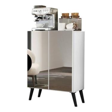 Imagem de Aparador Cantinho do Café e 2 Portas Multimóveis Branco - MULTIMOVEIS
