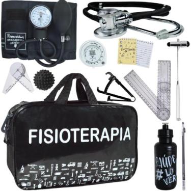 Imagem de Kit Fisioterapia Fita Imc Goniometro Grande Pequeno Fisio - Love Saude
