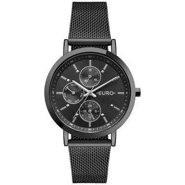 Imagem de Relógio Euro Feminino Multiglow Preto - Eu6p27ac/4p