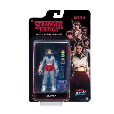 Imagem de Stranger Things Netflix Hunt & Battle Boneco 10 cm Articulado C/Acessorio – Eleven  - Candide