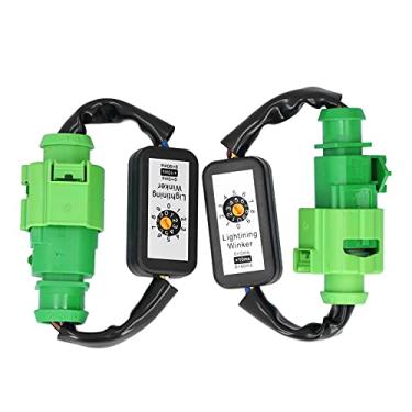 Imagem de Luzes traseiras de LED Adaptador de sinal de mudança de direção dinâmico Kit de módulo de pisca-pisca para S4 B8.5 Sedan 2013-2016 com 10 níveis de atraso ajustáveis ​​Par de Plug